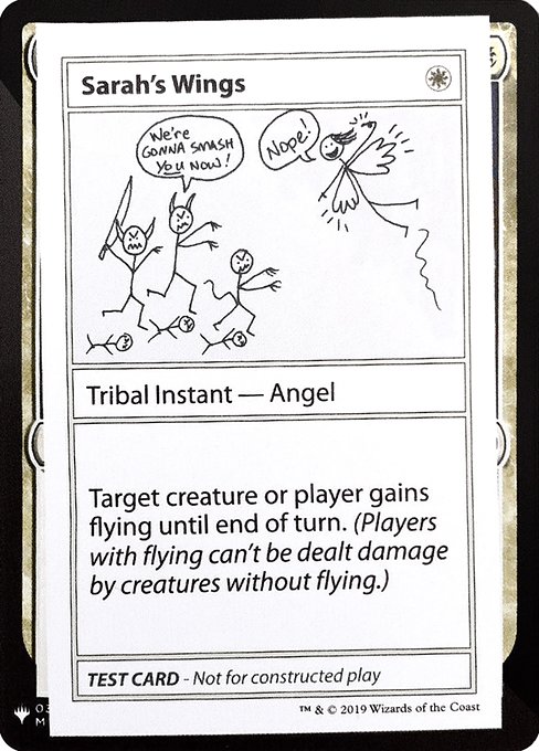 Magic the Gathering Card - Sarah's Wings - MTG Circle