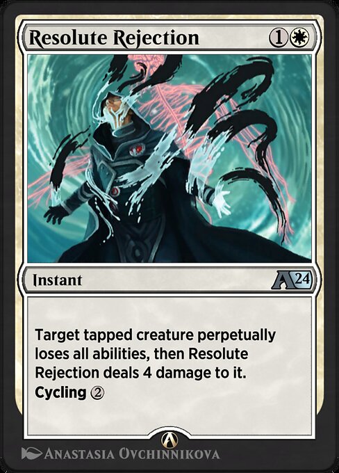 Magic the Gathering Card - Resolute Rejection - MTG Circle