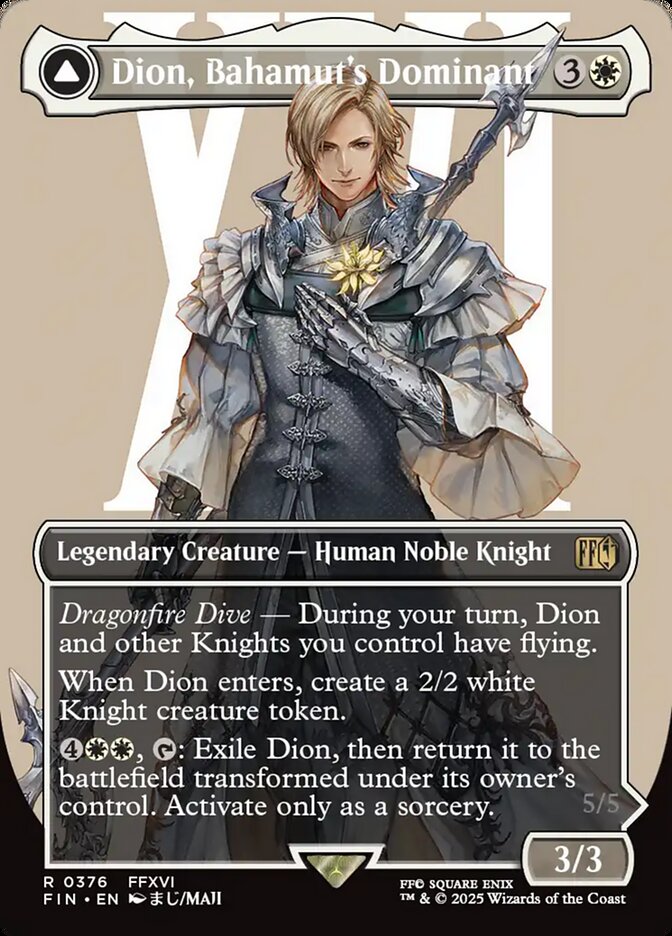 Magic the Gathering Card - Dion, Bahamut's Dominant - MTG Circle