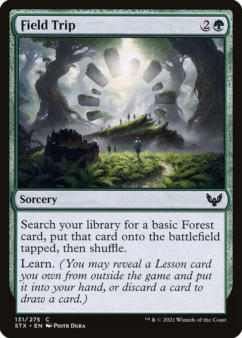 Magic the Gathering Card - Field Trip - MTG Circle