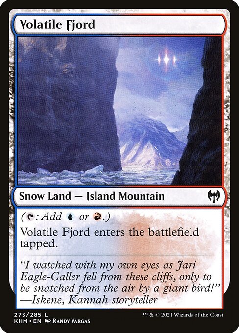 Magic the Gathering Card - Volatile Fjord - MTG Circle