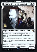 Magic the Gathering Card - Delney, Streetwise Lookout - MTG Circle