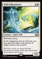 Magic the Gathering Card - Wall of Reverence - MTG Circle