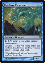 Magic the Gathering Card - Tideforce Elemental - MTG Circle