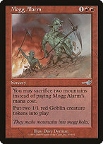 Magic the Gathering Card - Mogg Alarm - MTG Circle