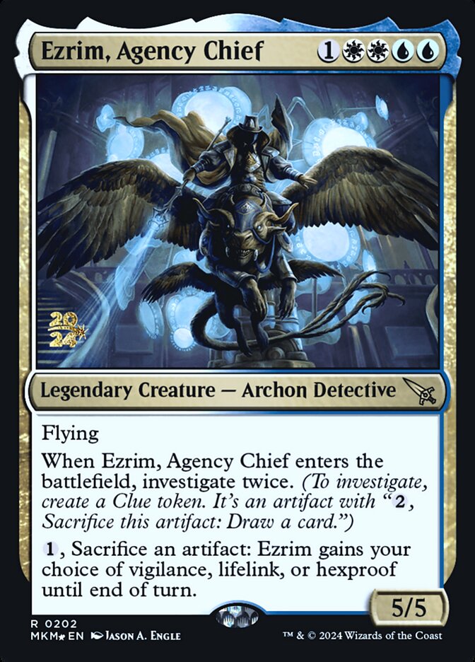 Magic the Gathering Card - Ezrim, Agency Chief - MTG Circle