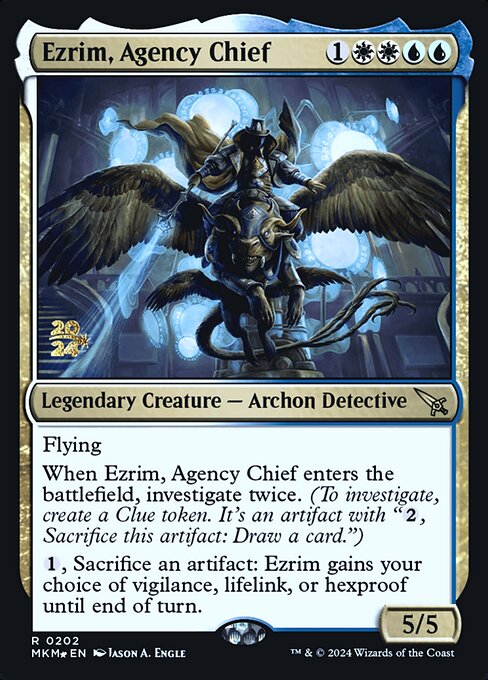 Magic the Gathering Card - Ezrim, Agency Chief - MTG Circle