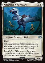 Magic the Gathering Card - Ambrosia Whiteheart - MTG Circle