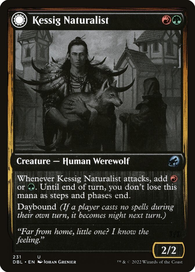 Magic the Gathering Card - Kessig Naturalist - MTG Circle