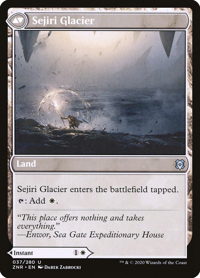 Magic the Gathering Card - Sejiri Glacier - MTG Circle