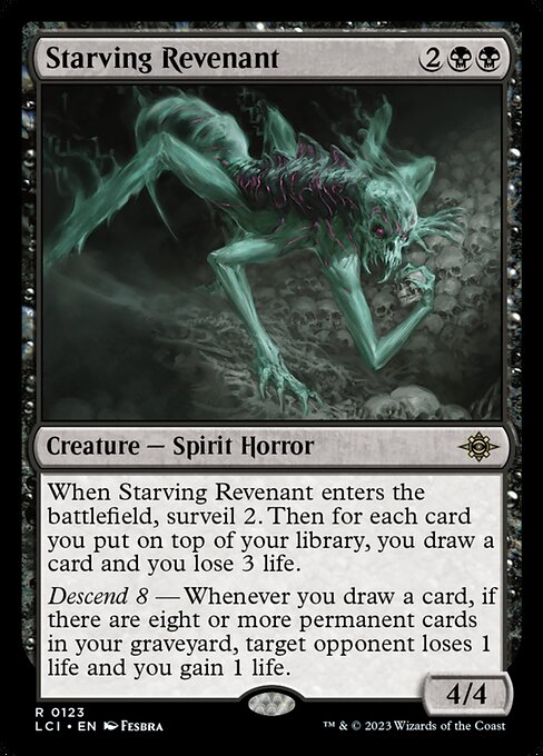 Magic the Gathering Card - Starving Revenant - MTG Circle