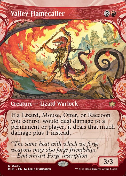 Magic the Gathering Card - Valley Flamecaller - MTG Circle