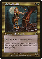 Magic the Gathering Card - Llanowar Dead - MTG Circle