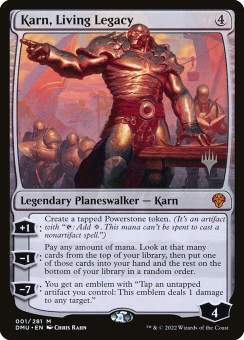 Magic the Gathering Card - Karn, Living Legacy - MTG Circle