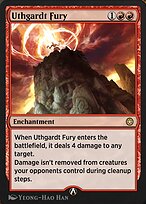 Magic the Gathering Card - Uthgardt Fury - MTG Circle