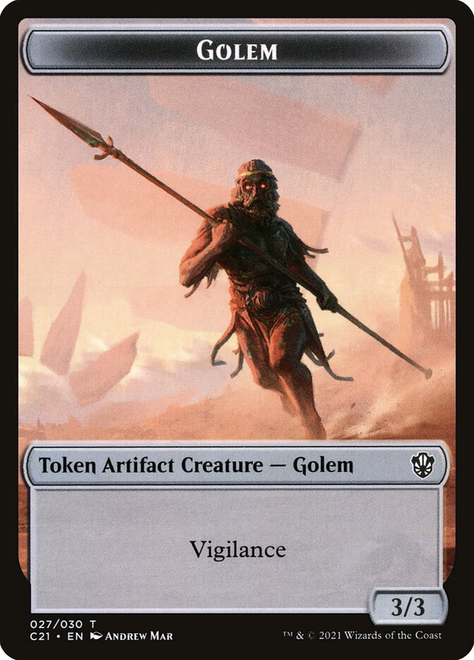 Magic the Gathering Card - Golem - MTG Circle