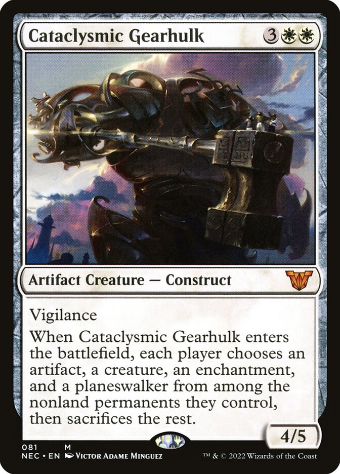 Magic the Gathering Card - Cataclysmic Gearhulk - MTG Circle