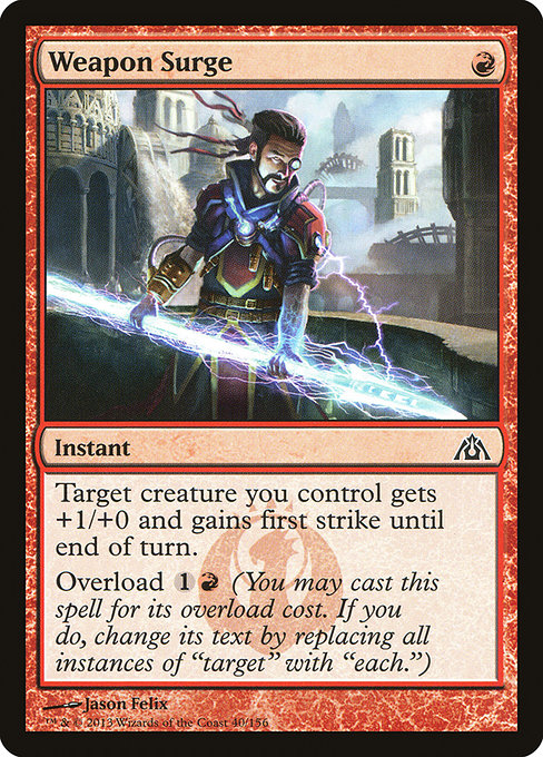 Magic the Gathering Card - Weapon Surge - MTG Circle