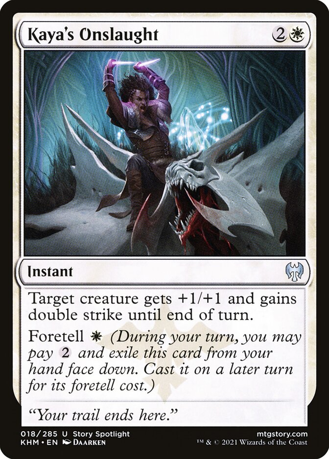 Magic the Gathering Card - Kaya's Onslaught - MTG Circle