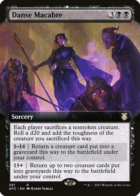 Magic the Gathering Card - Danse Macabre - MTG Circle