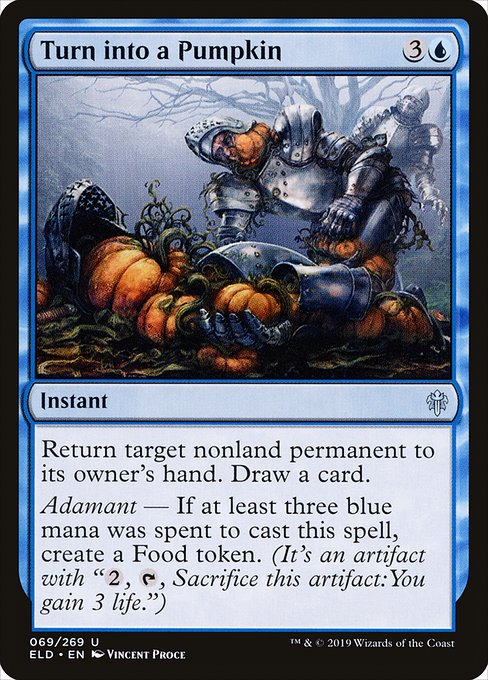 Magic the Gathering Card - Turn into a Pumpkin - MTG Circle