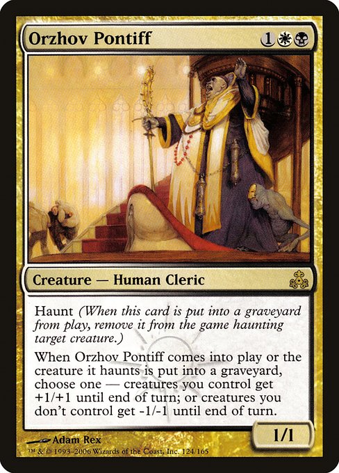 Magic the Gathering Card - Orzhov Pontiff - MTG Circle