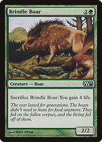 Magic the Gathering Card - Brindle Boar - MTG Circle