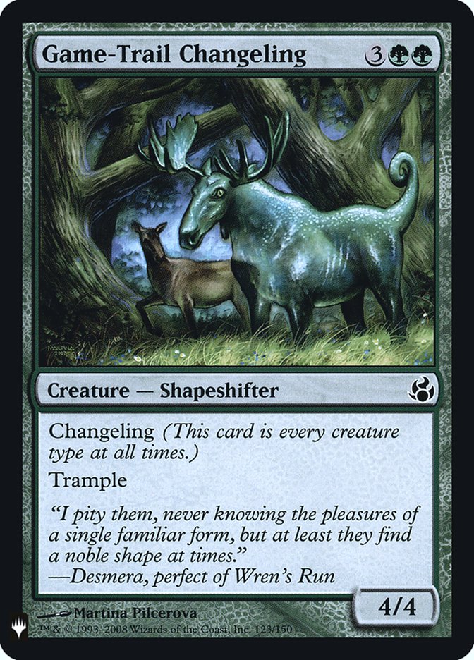 Magic the Gathering Card - Game-Trail Changeling - MTG Circle