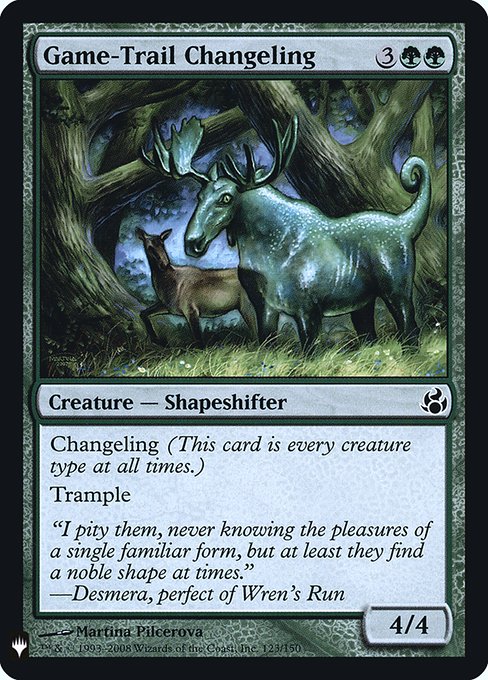 Magic the Gathering Card - Game-Trail Changeling - MTG Circle