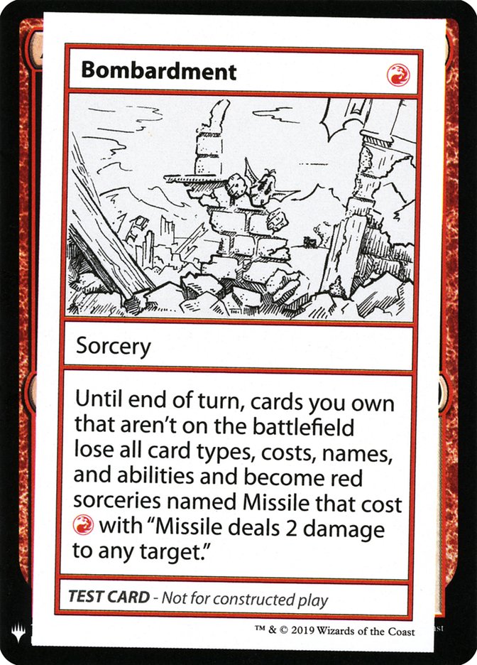 Magic the Gathering Card - Bombardment - MTG Circle