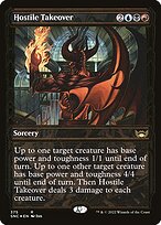 Magic the Gathering Card - Hostile Takeover - MTG Circle