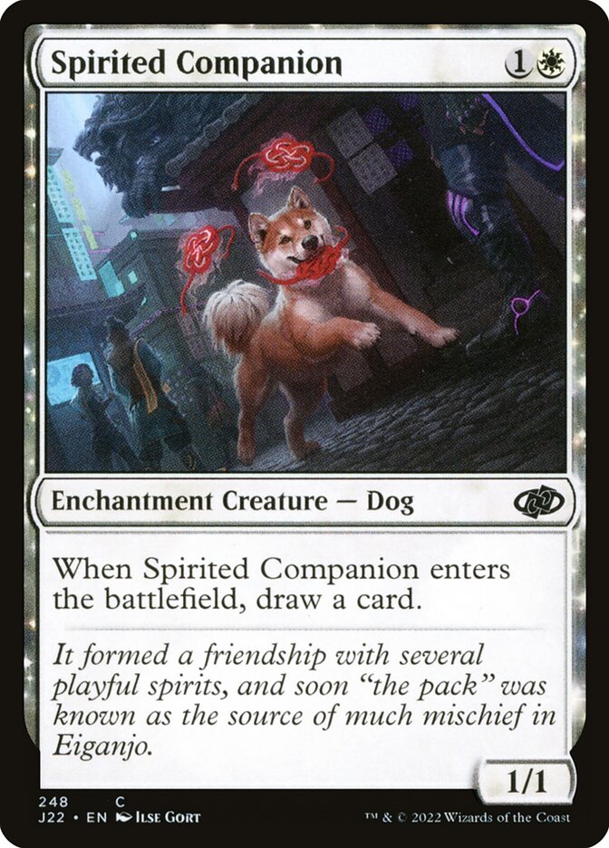 Magic the Gathering Card - Spirited Companion - MTG Circle