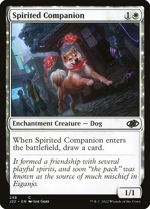 Magic the Gathering Card - Spirited Companion - MTG Circle