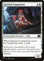 Magic the Gathering Card - Spirited Companion - MTG Circle