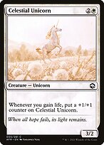 Magic the Gathering Card - Celestial Unicorn - MTG Circle