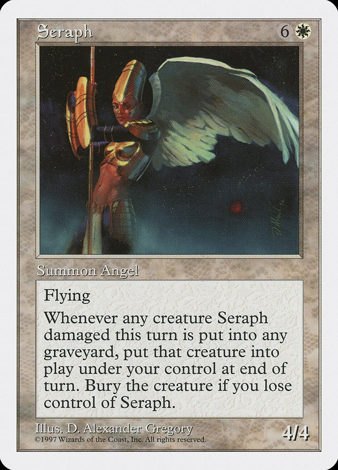 Magic the Gathering Card - Seraph - MTG Circle