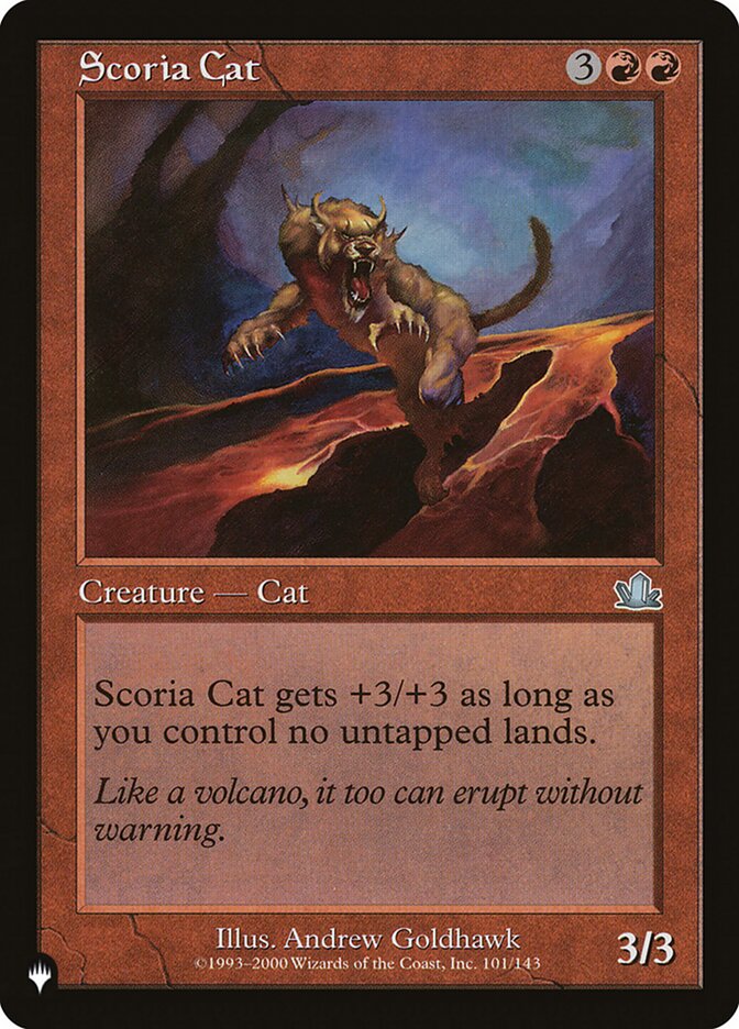Magic the Gathering Card - Scoria Cat - MTG Circle