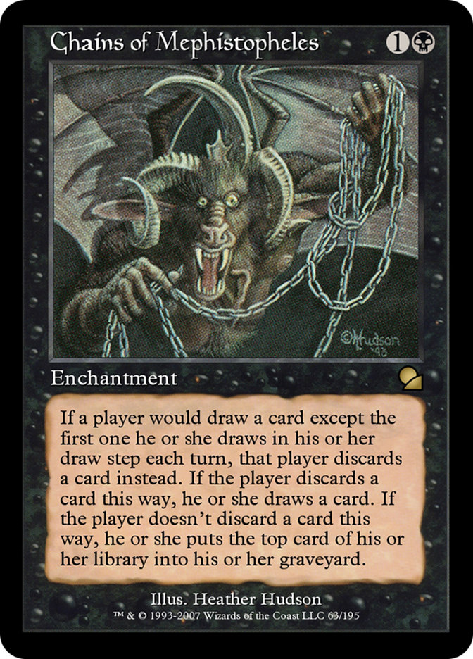 Magic the Gathering Card - Chains of Mephistopheles - MTG Circle