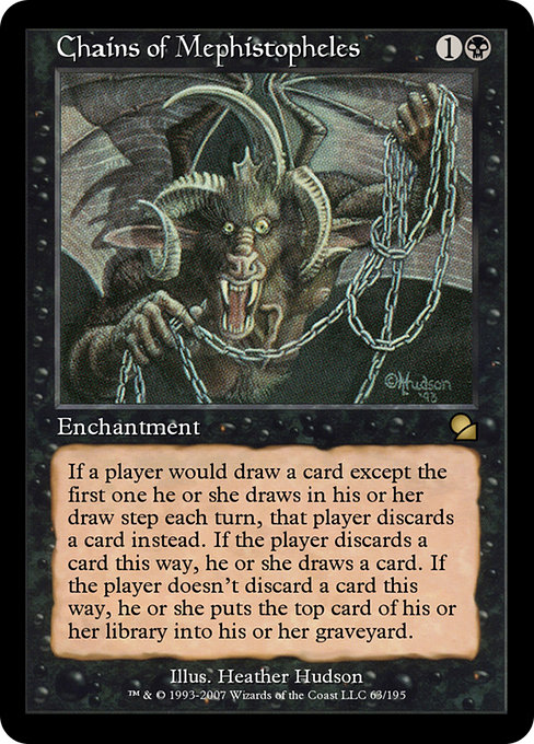 Magic the Gathering Card - Chains of Mephistopheles - MTG Circle