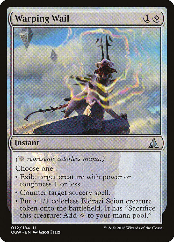 Magic the Gathering Card - Warping Wail - MTG Circle