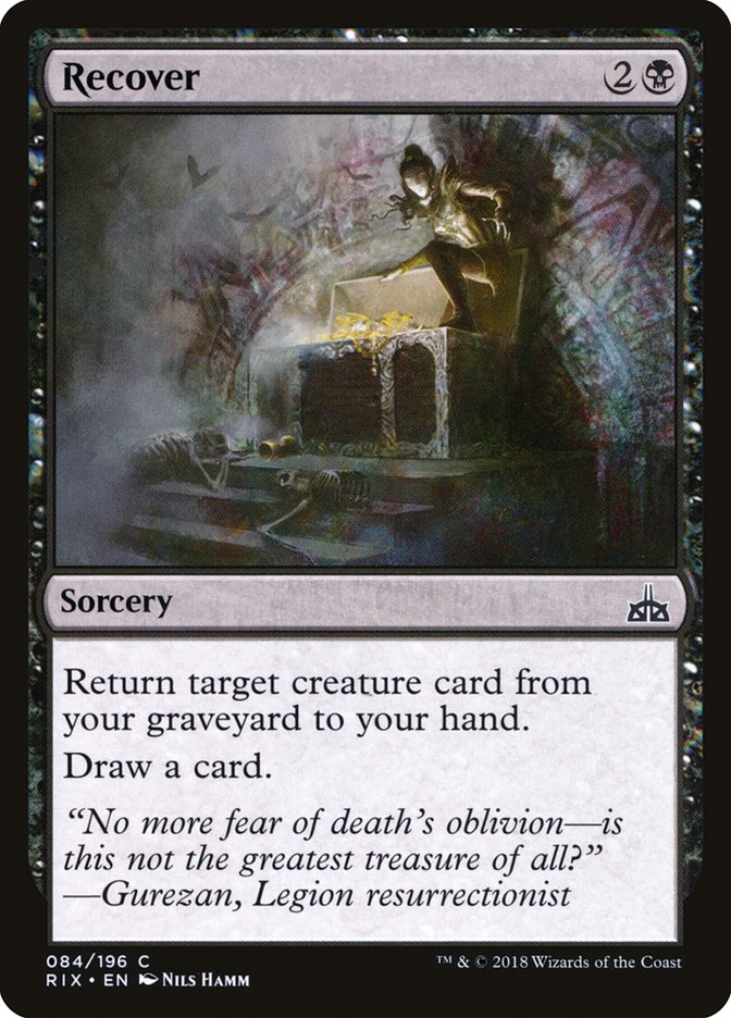 Magic the Gathering Card - Recover - MTG Circle