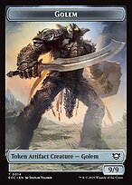 Magic the Gathering Card - Golem - MTG Circle