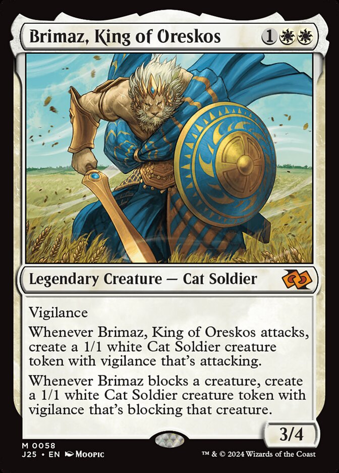 Magic the Gathering Card - Brimaz, King of Oreskos - MTG Circle