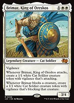 Magic the Gathering Card - Brimaz, King of Oreskos - MTG Circle