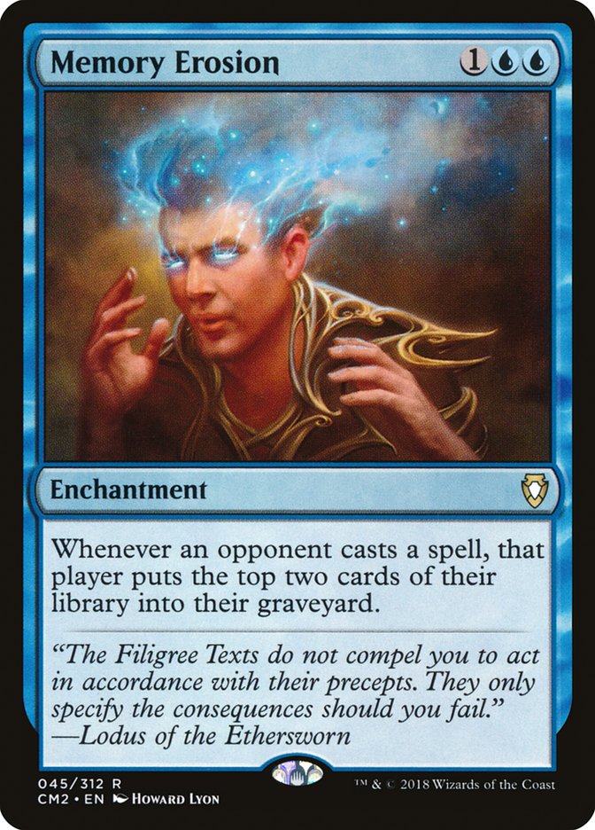 Magic the Gathering Card - Memory Erosion - MTG Circle