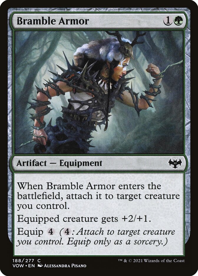 Magic the Gathering Card - Bramble Armor - MTG Circle
