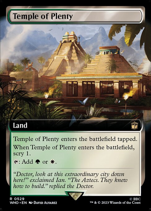 Magic the Gathering Card - Temple of Plenty - MTG Circle