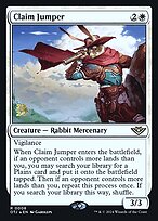 Magic the Gathering Card - Claim Jumper - MTG Circle