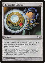 Magic the Gathering Card - Chromatic Sphere - MTG Circle