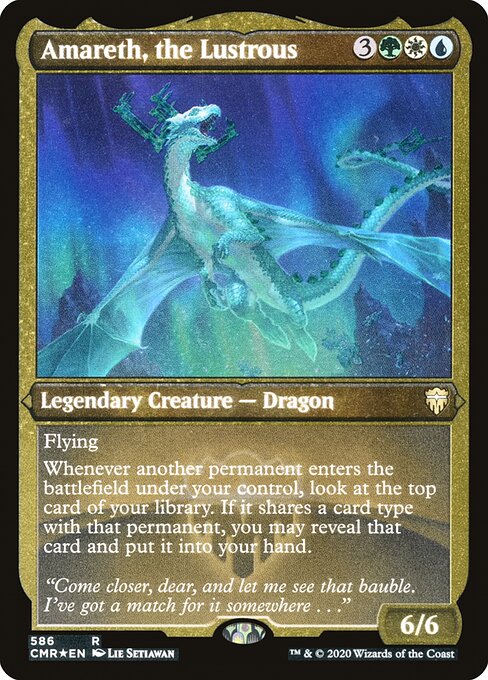 Magic the Gathering Card - Amareth, the Lustrous - MTG Circle
